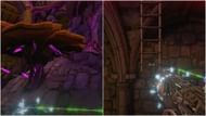 Climb up the flowers on the church’s left (west) side (Image via WoW Quests/YouTube)